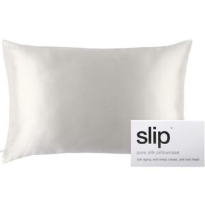 Slip Queen Silk Pillow Cases for Hair and SkinAnti-Sleep Creas White (20" x 30")