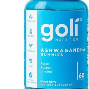 Goli Nutrition Ashwagandha Gummies Mixed Berry 60 Count Gummies